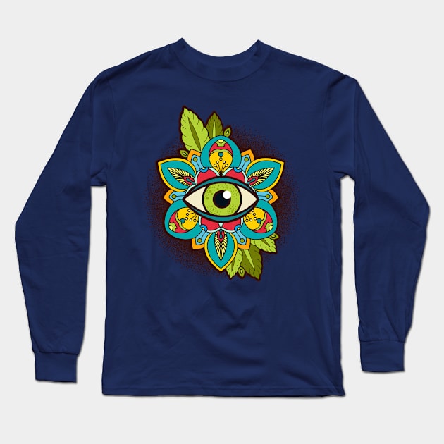 All seeing eye Long Sleeve T-Shirt by Anonic